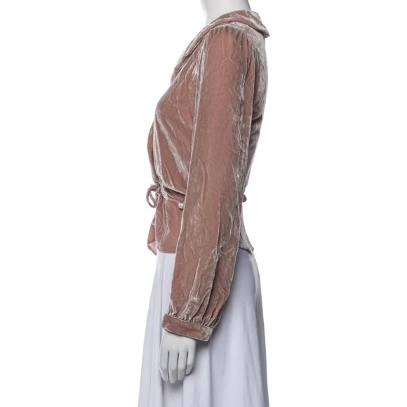 Reformation Festive Velvet Jacket - Picture 5 of 7